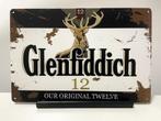 Glenfiddich 12 metalen reclamebord (Old Look), Verzamelen, Reclamebord, Nieuw, Ophalen of Verzenden, Pand50
