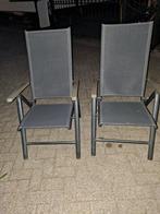 2 mooie tuinstoelen , camping stoelen, Ophalen of Verzenden, Zo goed als nieuw, Aluminium