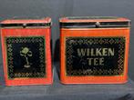 Vintage Wilken Thee Blikken - Set van 2, Ophalen of Verzenden, Zo goed als nieuw, Thee