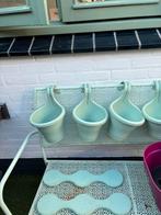 Variatie aan hangende bloempotten, Kunststof, Balkon, Ophalen of Verzenden, Overige vormen