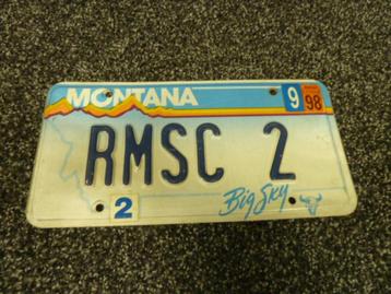 Kentekenplaat licenseplate Montana Big Sky Reliëf USA beschikbaar voor biedingen