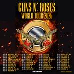 Guns n' Roses Ziggo Dome 2026, Tickets en Kaartjes, Drie personen of meer, Juni, Rock of Poprock