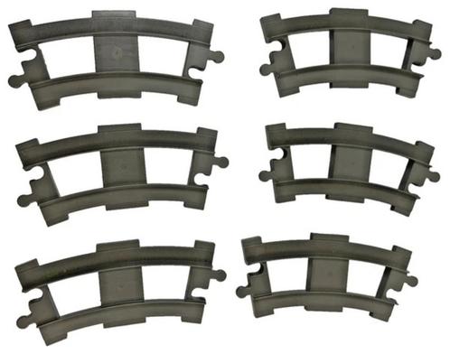 LEGO Duplo bocht rails 6x grijs treinspoor origineel spoor, Kinderen en Baby's, Speelgoed | Duplo en Lego, Zo goed als nieuw, Duplo