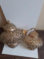 Prachtige gouden oosterse hanglampen 2x groot en klein, Huis en Inrichting, Ophalen of Verzenden, Nieuw, Minder dan 50 cm