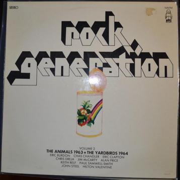 LP - The Animals + The Yardbirds ‎– Rock Generation Volume 2 beschikbaar voor biedingen