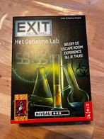 Exit Het Geheime Lab Bordspel, Een of twee spelers, Ophalen of Verzenden, Zo goed als nieuw