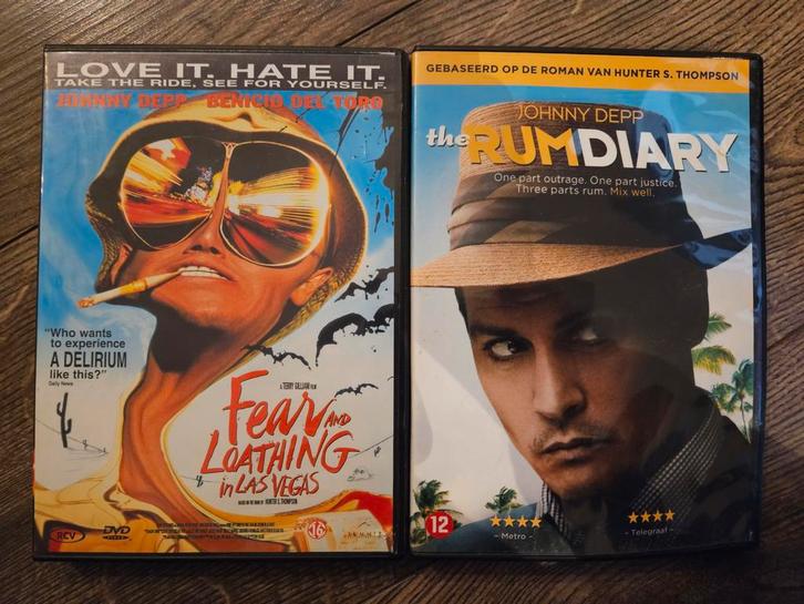 Fear & Loathing + Rum Diary - Hunter S. Thompson Cult, Cd's en Dvd's, Dvd's | Filmhuis, Zo goed als nieuw, Overige gebieden, Vanaf 16 jaar