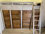 Half Hoogslaper bed + bureau met veel kastruimte, Huis en Inrichting, Ophalen, Gebruikt, 90 cm, Eenpersoons