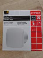 Sencys badkamerventilator deco 100mm met timer, Doe-het-zelf en Verbouw, Ophalen, Nieuw, Ventilator