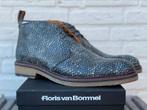 Floris van Bommel halfhoge veterschoen grijs blauw maat 45 N, Nieuw, Blauw, Ophalen of Verzenden, Boots