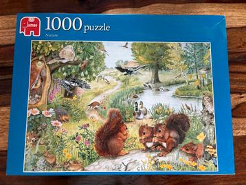 Jumbo 1000 Stukjes Natuur Puzzel beschikbaar voor biedingen