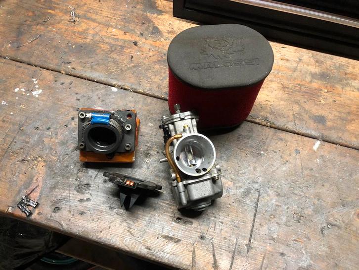 Inlaat set minarelli horizontaal, Fietsen en Brommers, Brommers | Tuning en Styling, Zo goed als nieuw, Ophalen of Verzenden