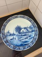 J. Sonneville, Boch Belgium, delfts blauw bord!, Antiek en Kunst, Antiek | Servies los, Ophalen