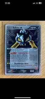 Rocket’s Raikou ex, Hobby en Vrije tijd, Verzamelkaartspellen | Pokémon, Ophalen of Verzenden, Zo goed als nieuw, Losse kaart