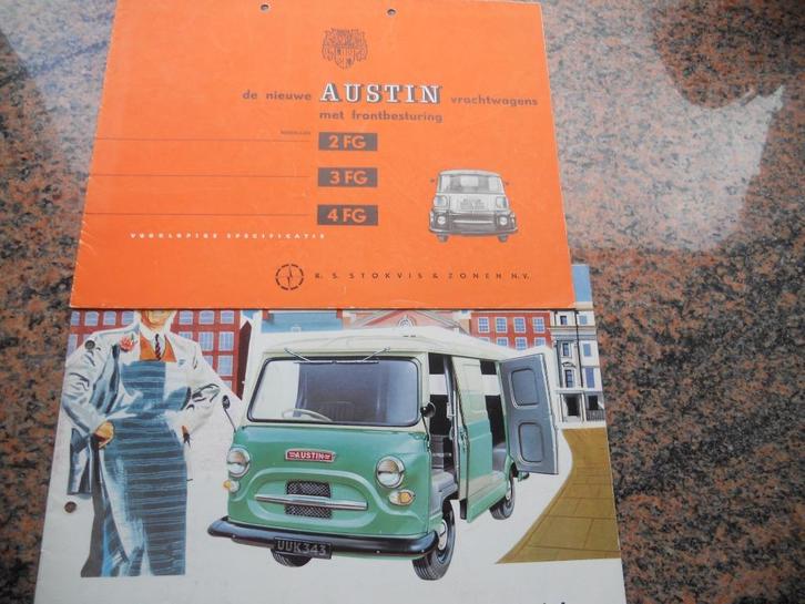 Brochures Austin 10, Boeken, Auto's | Folders en Tijdschriften, Gelezen, Overige merken, Ophalen of Verzenden