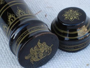 Burmese Manuscript Scroll Holder/ document houder Birma beschikbaar voor biedingen