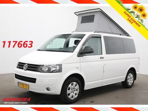 Volkswagen Transporter T5 2.0 TDI 140 PK DSG Hefdak 7-Pers., Caravans en Kamperen, Campers, Bedrijf, tot en met 2, Buscamper of Camperbus