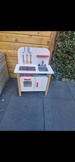 Hout Keukentje en tentje, Ophalen, Zo goed als nieuw, Hout