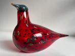 Iittala Oiva Toikka Nuutajärvi Notsjö Bird Robijnvogel 20 cm, Ophalen of Verzenden