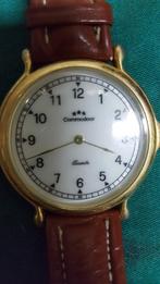 s [281 ] vintage horloge , bruin leer, Sieraden, Tassen en Uiterlijk, Ophalen of Verzenden