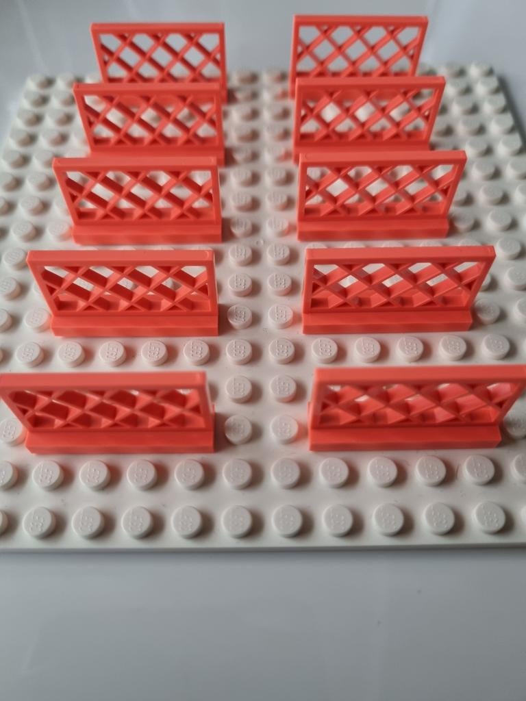 10 nieuwe lego gaashekjes 3185 1x2x4 vibrant coral, Kinderen en Baby's, Speelgoed | Duplo en Lego, Ophalen of Verzenden, Nieuw