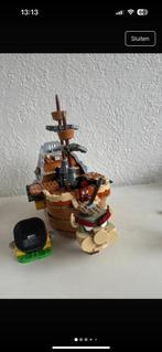 Lego Super Mario, Bowser schip, Kinderen en Baby's, Speelgoed | Duplo en Lego, Ophalen of Verzenden, Zo goed als nieuw, Complete set