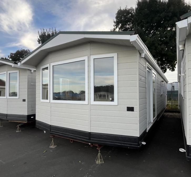 4 x chalet 2 of 3 slaapkamers, dubbel glas, CV, Caravans en Kamperen, Stacaravans, tot en met 6, Verzenden