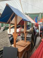 Houten haring kar, Tuin en Terras, Partytenten, Overige typen, Minder dan 4 meter, Zo goed als nieuw, Minder dan 5 meter