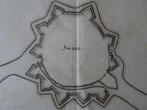 Gravure vesting plattegrond Zwolle C. Merian 1650, Verzenden