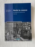 Recht in context - 4e druk, Boeken, Ophalen, Gamma, Zo goed als nieuw, WO