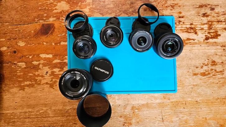 MFT M43 lensen , panasonic olympus pergear laowa risespray, Audio, Tv en Foto, Fotografie | Lenzen en Objectieven, Zo goed als nieuw