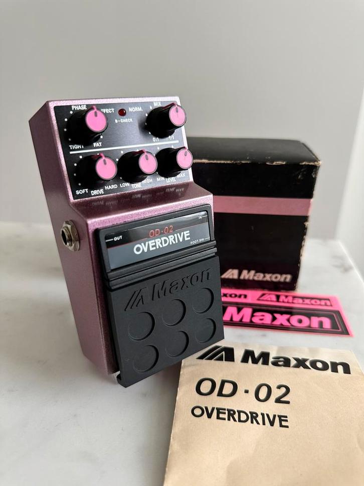 Maxon OD-02 Overdrive (1988) – New Old Stock – Zeldzaam!, Muziek en Instrumenten, Effecten, Zo goed als nieuw, Verzenden