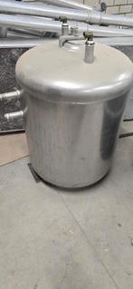 RVS Tuinhaard vat (oud boilervat) 60 Euro, Ophalen, Gebruikt