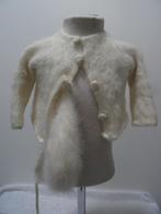 Vintage baby kleding vestje en mutsje mohair angora wol, Verzamelen, Retro, Ophalen of Verzenden, Overige typen