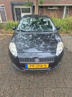 Fiat Punto 1.2 3DR 2009 Zwart, Auto's, 1242 cc, 4 cilinders, Zwart, Origineel Nederlands