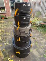 Hardcase kofferset met Gator bekkenkoffer, Ophalen of Verzenden, Gebruikt, Overige merken