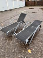 Gebruikte verstelbare ligstoelen voor buiten, Ophalen, Gebruikt, Metaal, Verstelbaar