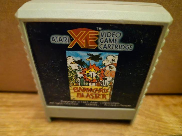 Barnyard Blaster Atari XL/XE, Spelcomputers en Games, Games | Atari, Zo goed als nieuw, Atari Jaguar, Racen en Vliegen, 1 speler