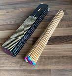 lang doosje 30 cm.,  gevuld met lange lucifers 30 cm.,, Ophalen of Verzenden, Zo goed als nieuw, Luciferdoosjes of -merken