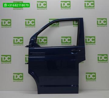 Volkswagen T5 ('03-'09) Voorportier links shadow blue beschikbaar voor biedingen
