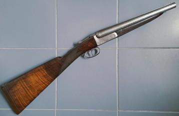 Antiek Brits hammerless coach gun geweer kal 12 zwartkruit beschikbaar voor biedingen