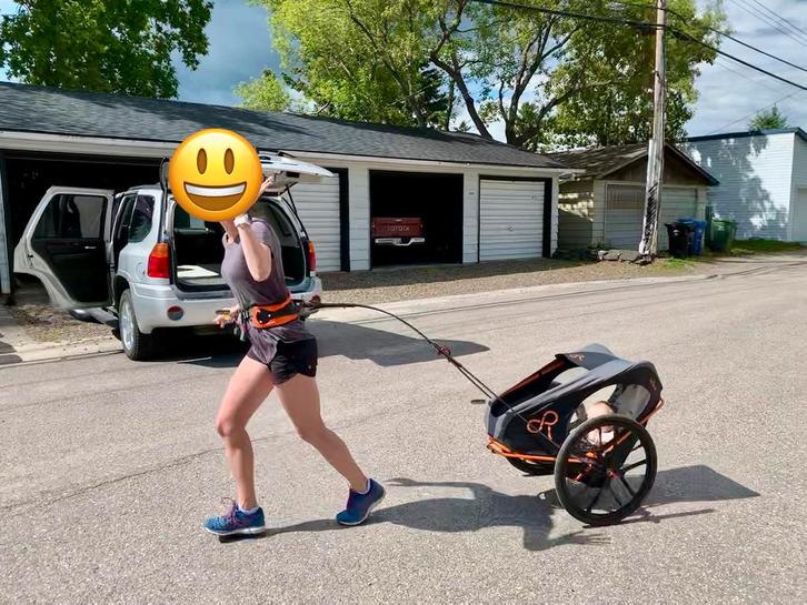 KidRunner hardloopkar - Sportief met je kind!, Kinderen en Baby's, Kinderwagens en Combinaties, Zo goed als nieuw, Kinderwagen