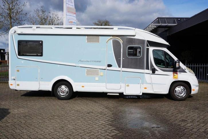 Camper half-integraal Dethleffs T 7151; Fiat Ducato 180PK, Caravans en Kamperen, Campers, Particulier, tot en met 3, Half-integraal
