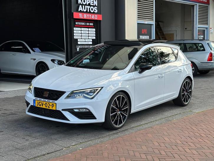 Seat Leon 2.0 TSI Cupra 290 DSG Leer Virtual Schaalstoel Pan, Auto's, Seat, Bedrijf, Te koop, Leon, ABS, Achteruitrijcamera, Airbags