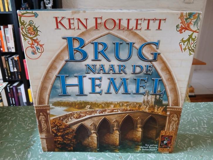 Brug naar de Hemel Ken Follet compleet bordspel 2 - 4 pers., Hobby en Vrije tijd, Gezelschapsspellen | Bordspellen, Gebruikt, Een of twee spelers