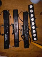 Set van 4 LED DJ Lampen - Hobby, Ophalen of Verzenden, Gebruikt