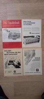 Welger advertenties., Ophalen of Verzenden, 1940 tot 1960, Knipsel(s)