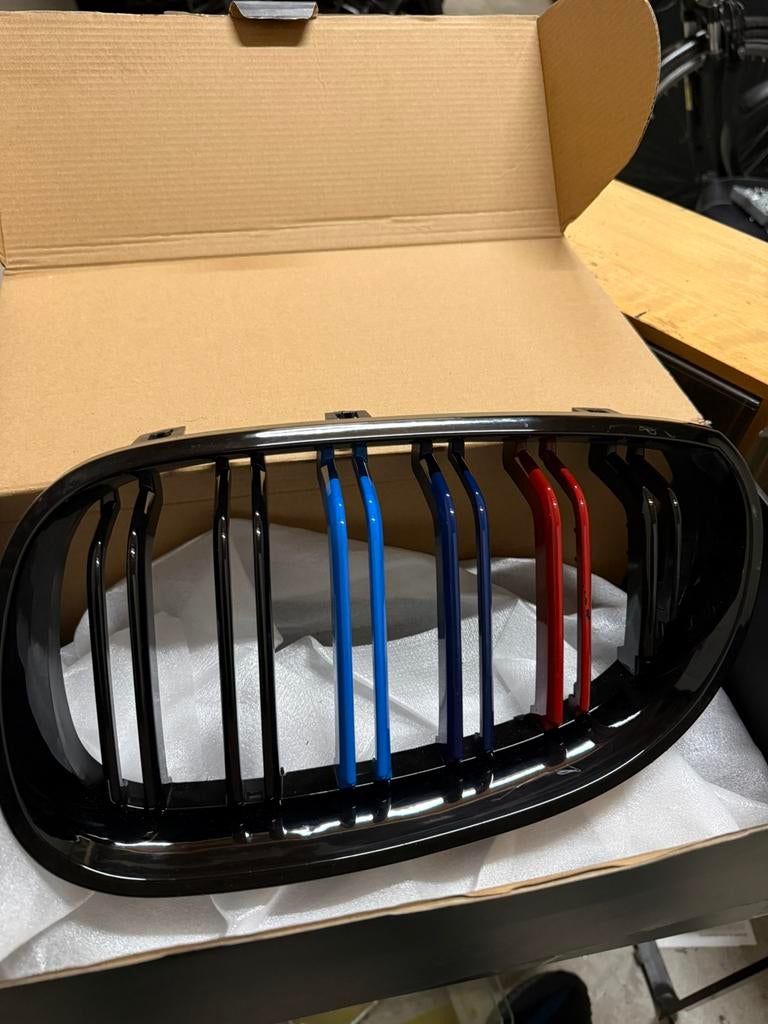 BMW E60 M grill - Nieren 525i - Zwart / M details, Ophalen of Verzenden