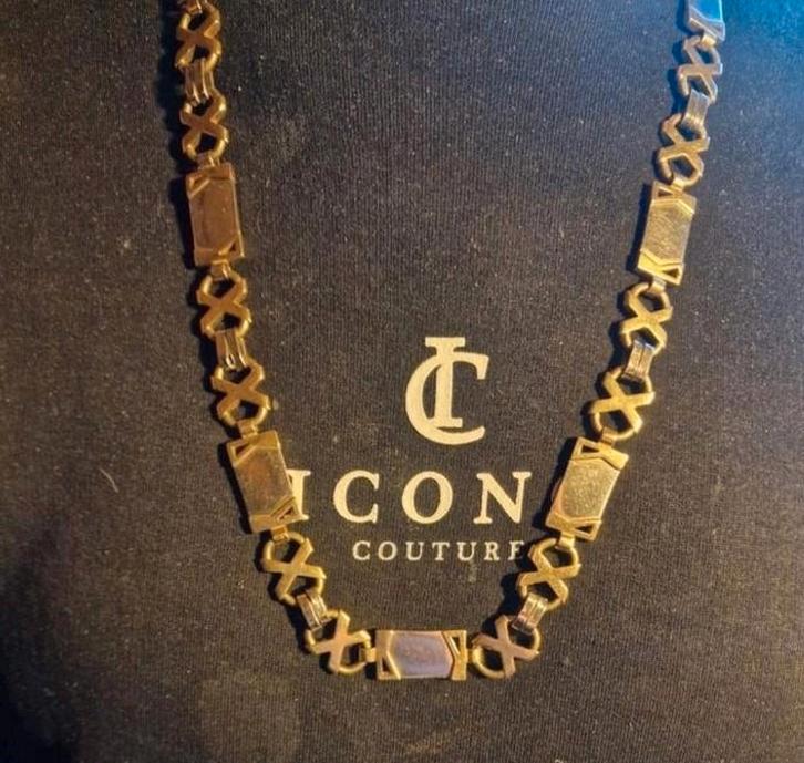 kingsley magnum goud volle ketting 14 krt, Sieraden, Tassen en Uiterlijk, Kettingen, Zo goed als nieuw, Goud, Goud, Ophalen