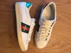 Gucci Ace Bee womens 38, Wit, Ophalen of Verzenden, Sneakers of Gympen, Gedragen